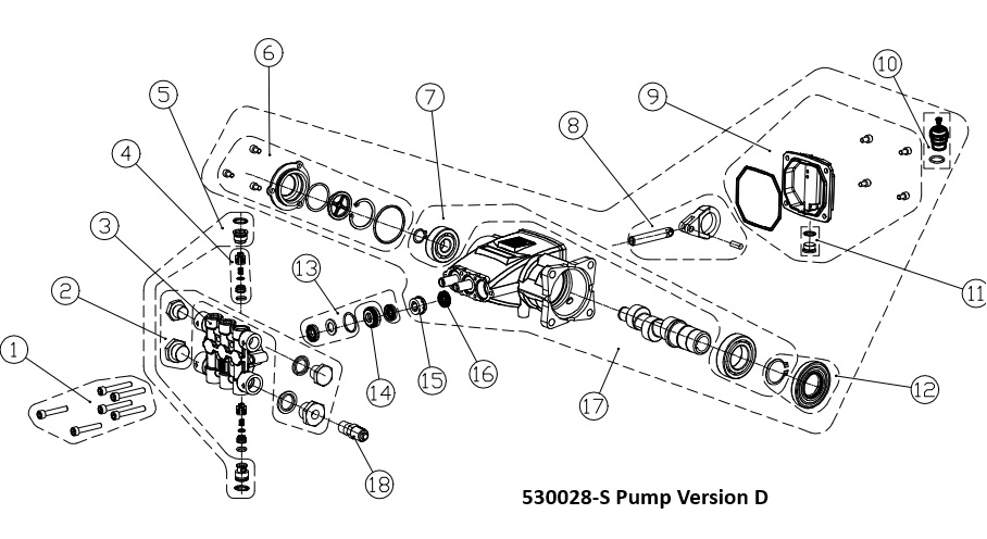 AAA 530028 Pump repair parts